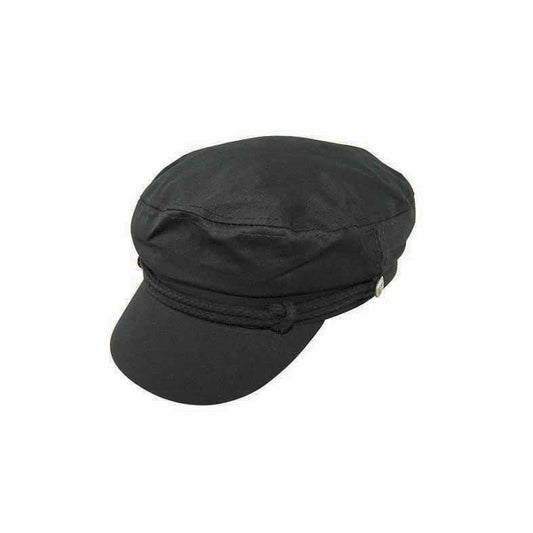 Nash Cotton Greek Fisherman Cap – Braided Trim and Firm Peak
