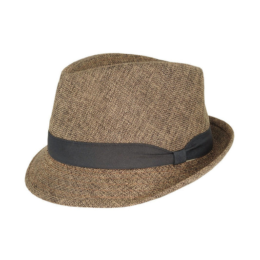 Woven Polyester Trilby Hat