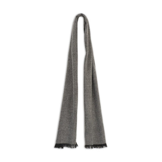 River – Two Tone Brushed Acrylic Scarf with Short Fringe