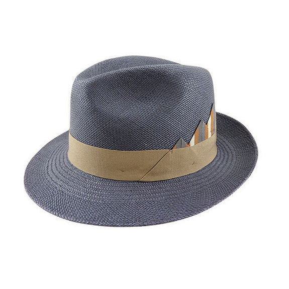 Handwoven Toquilla Straw Panama Hat – Teddy King Brisa #3 with Folded Petersham Band, 6cm Brim