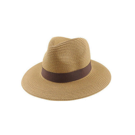 Juno Crushable Safari Hat with Braid Construction and Adjustable Fit