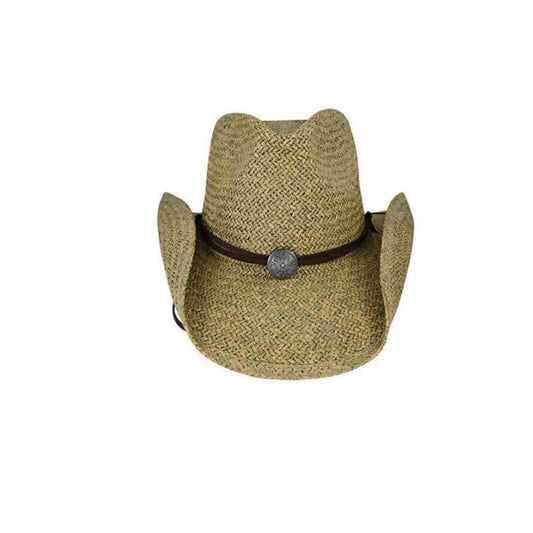 Heywood Western Hat – Twisted Natural Fibre with Upturned Brim