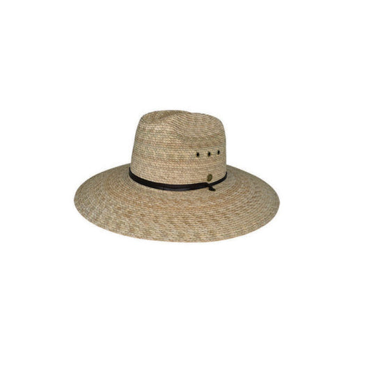 Newhaven Palm Straw Lifeguard Hat – Wide Brim with UPF50+ Sun Protection