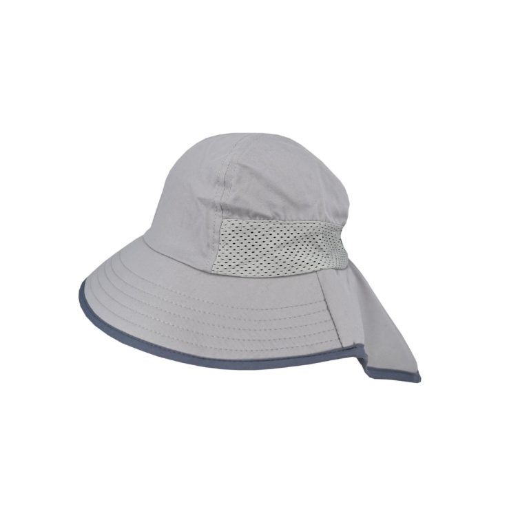 Anakie Microfibre Facesaver Legionnaire Hat with Neck Flap and Mesh Vent