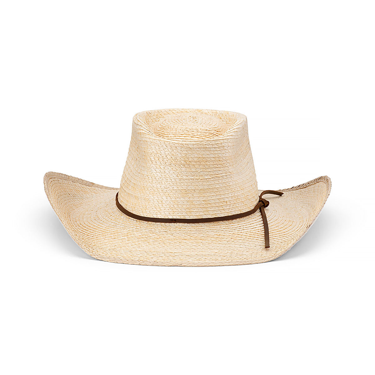 Billabong Palm Straw Camp Drafter Hat with Wide Brim and Suede Trim