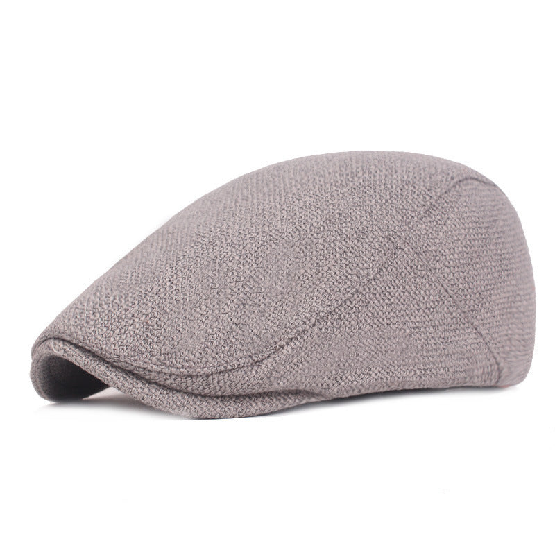 Outdoor Tourism Monochrome Cotton And Linen Berets - Urban Caps