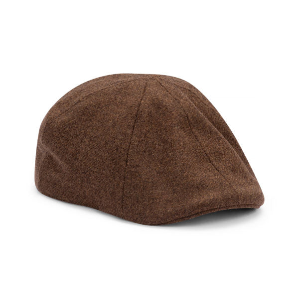 Marvin Men’s Wool Blend Six-Piece Cheesecutter Cap with Cotton Lining