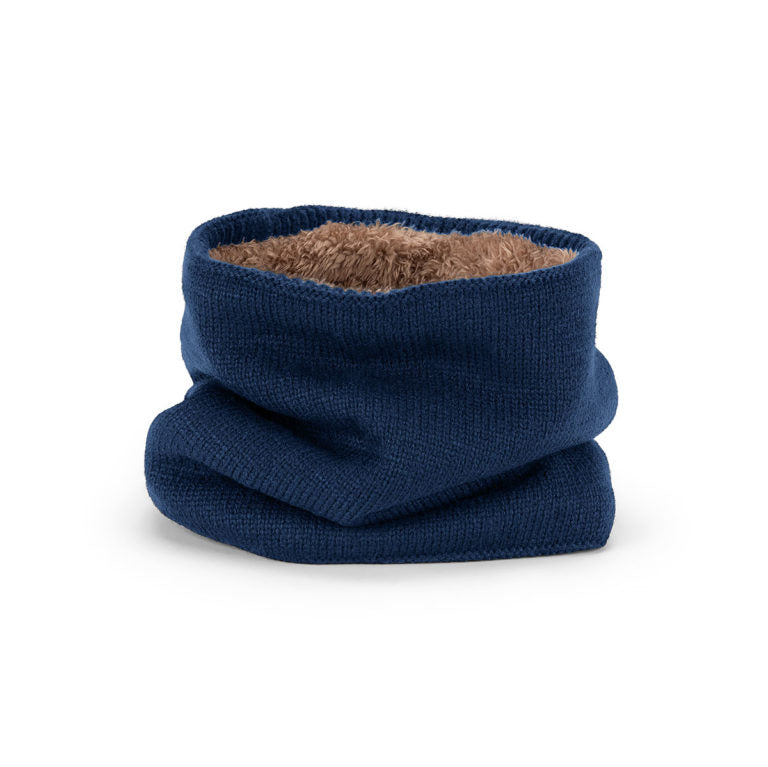 Bart Acrylic Knit Neck Warmer with Plush Lining