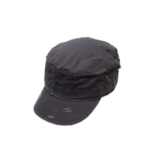 Kingston Enzyme Washed Cotton Twill Army Cap with Adjustable Back Strap