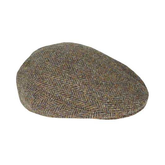Men’s English Harris Tweed Wool County Cap – Made in the UK