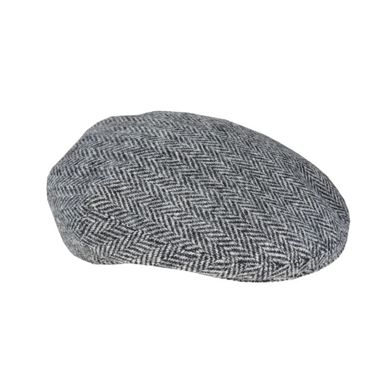 Men’s English Harris Tweed Wool County Cap – Made in the UK