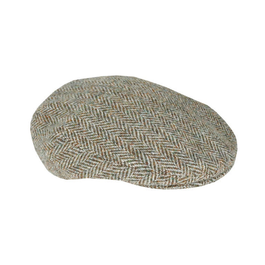 Men’s English Harris Tweed Wool County Cap – Made in the UK
