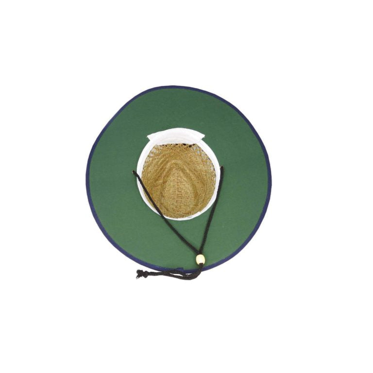 Bailey Cotton Trim Harvester Hat with Chin Tie and Toggle – Natural Straw Sun Hat