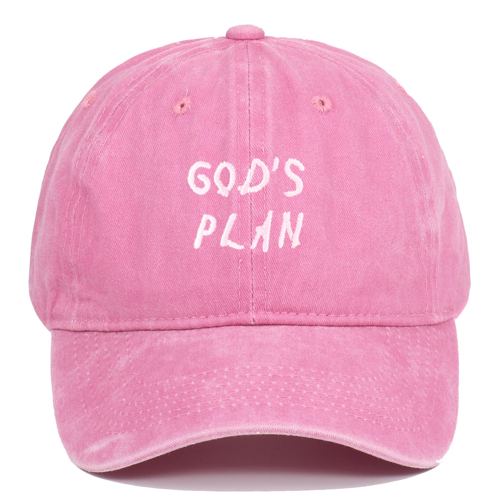 GODS PLAN Embroidered Baseball Cap Pure Cotton Washed - Urban Caps