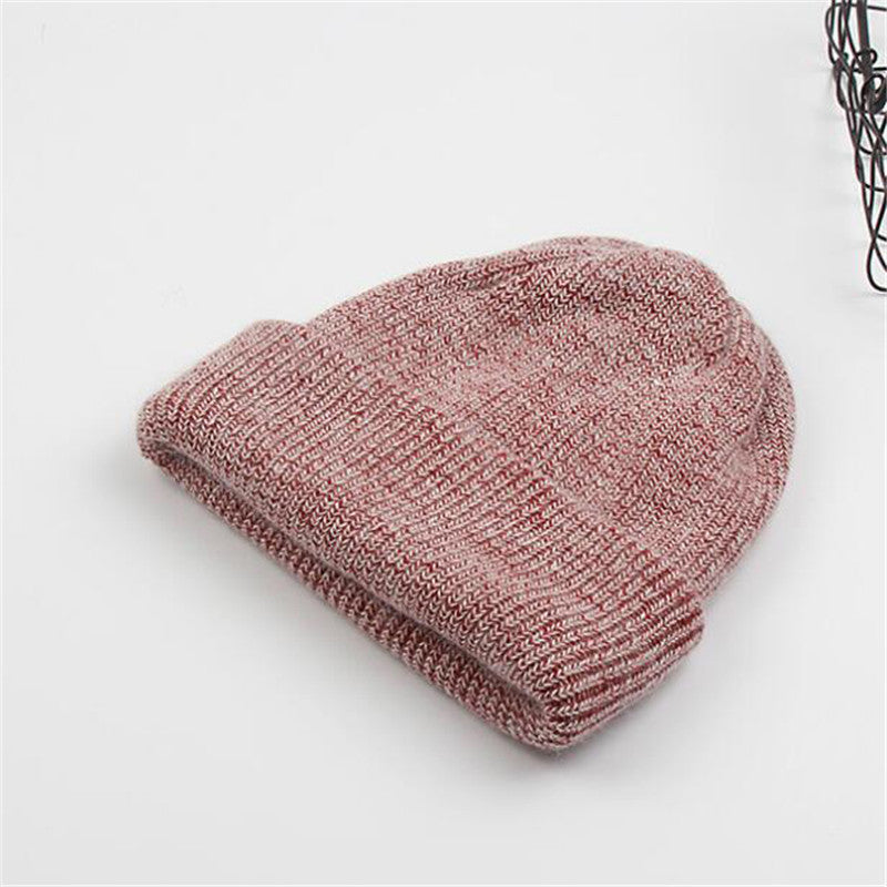 Angora Rabbit Fur Knitted Woolen Hat - Urban Caps