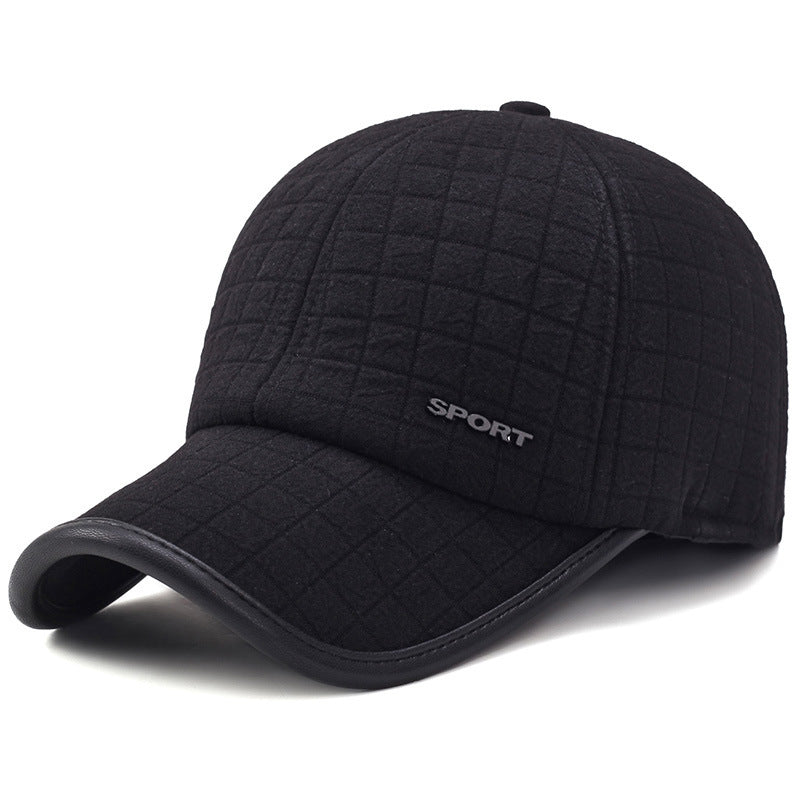 Men's Winter Ear Protection Thickened Warm Baseball Cap - Urban Caps