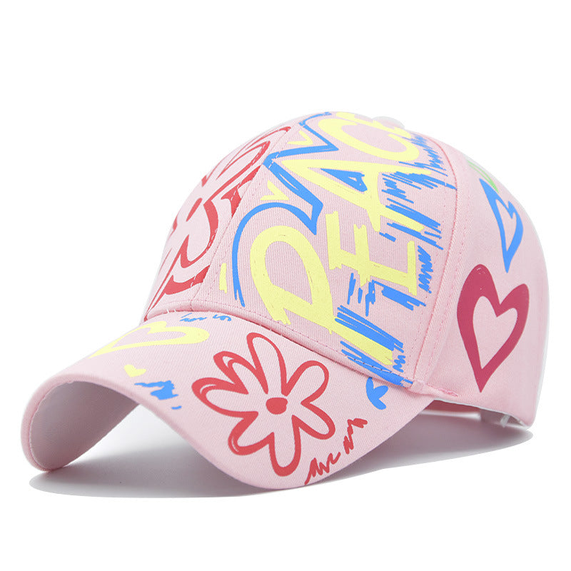 Popular Printed Men'S and Women'S Alphabet Baseball Caps