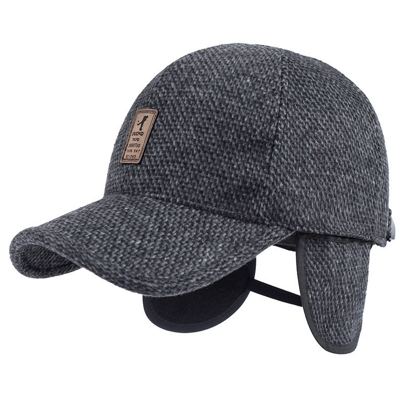 Men's middle-aged and elderly woolen hats winter outdoor - Urban Caps