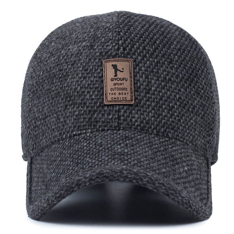 Men's middle-aged and elderly woolen hats winter outdoor - Urban Caps