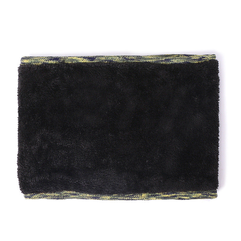 Complete Knitted Set: Hat, Scarf, Touch Screen Gloves with Velvet Lining - Stylish Outdoor Comfort in Solid Color - Urban Caps