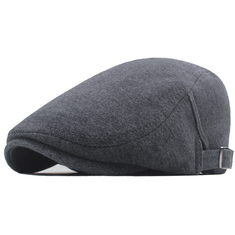 Men’s Classic Flat Top Newsboy Cap – Retro Autumn Beret | Adjustable Fit - Urban Caps