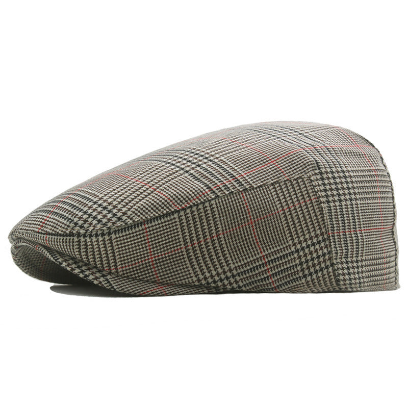 Winter Tweed Flat Cap Men's Newsboy Cap Baby British Retro Beret - Urban Caps