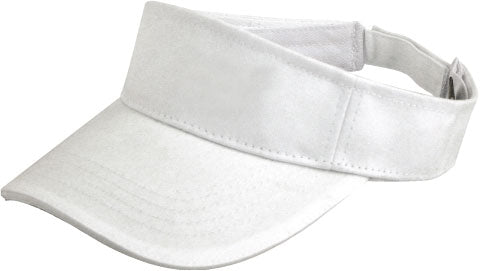 Sports Visor – Brushed Cotton, Contrast Peak, Velcro Strap - Urban Caps