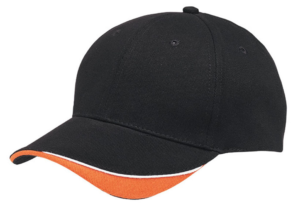 Signature Cap – Heavy Brushed Cotton, Contrast Trim, Velcro Fit - Urban Caps