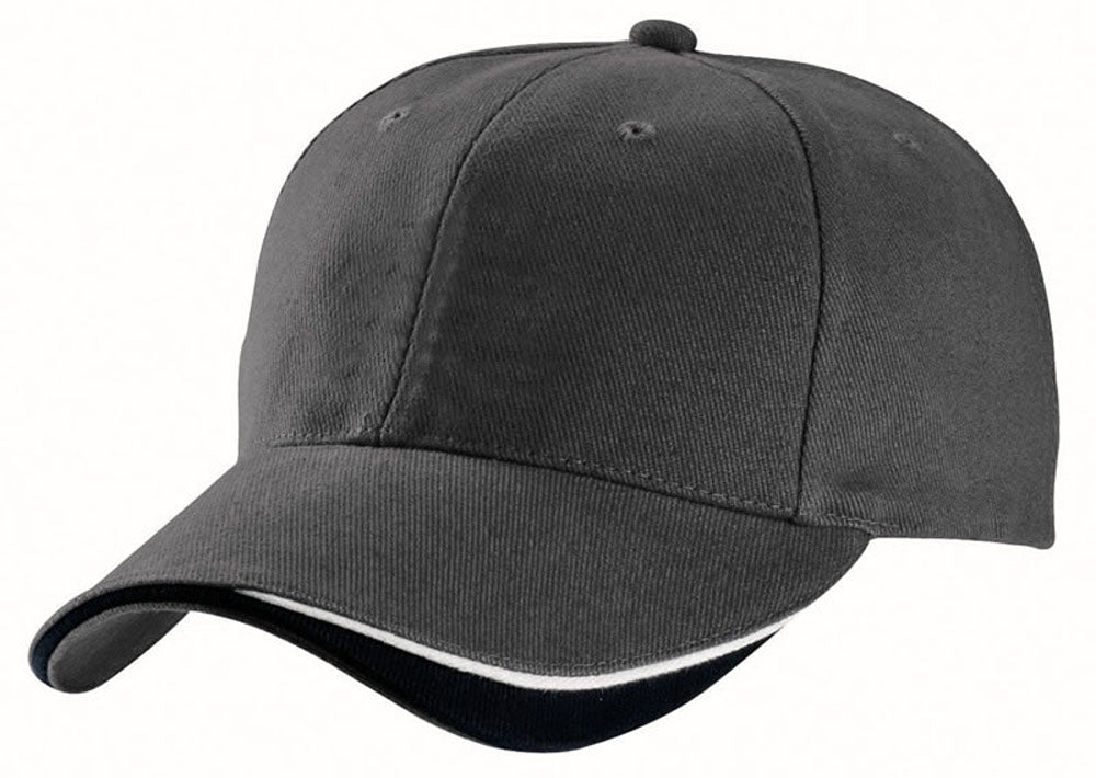 Signature Cap – Heavy Brushed Cotton, Contrast Trim, Velcro Fit - Urban Caps