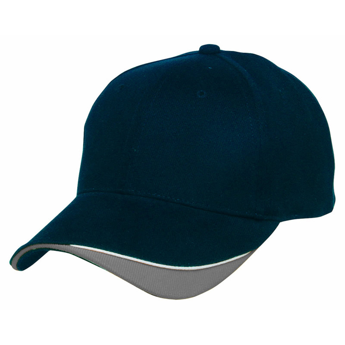 Signature Cap – Heavy Brushed Cotton, Contrast Trim, Velcro Fit - Urban Caps