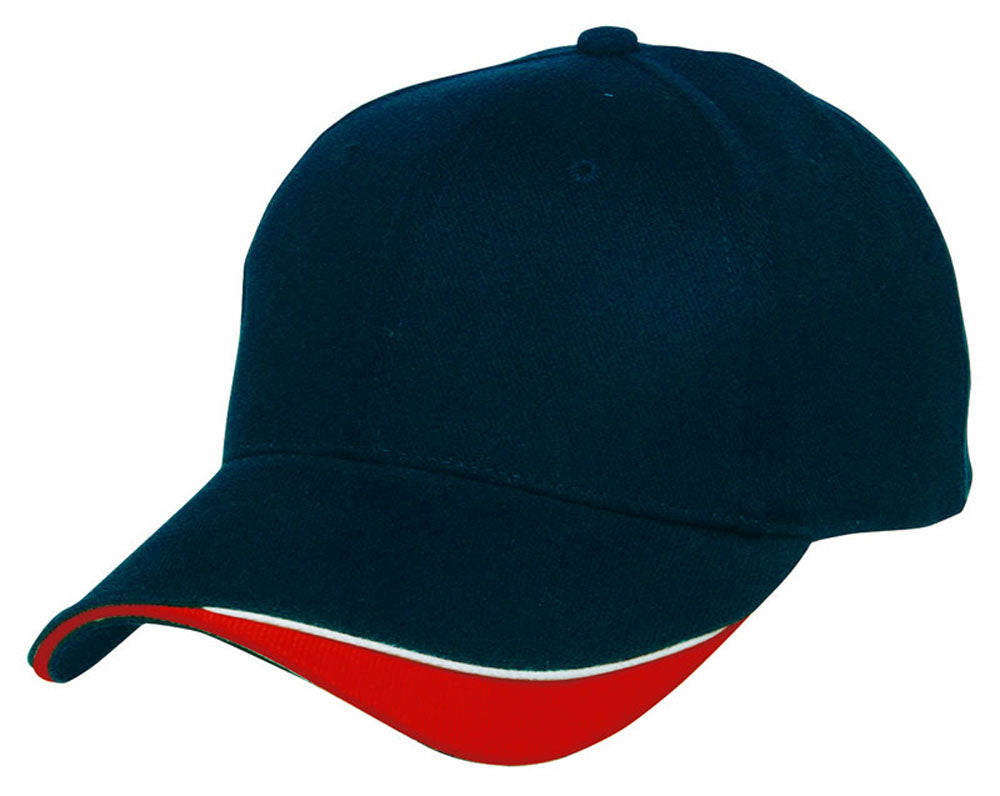 Signature Cap – Heavy Brushed Cotton, Contrast Trim, Velcro Fit - Urban Caps