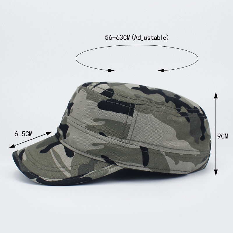 Camouflage Military Flat Cap - Urban Caps