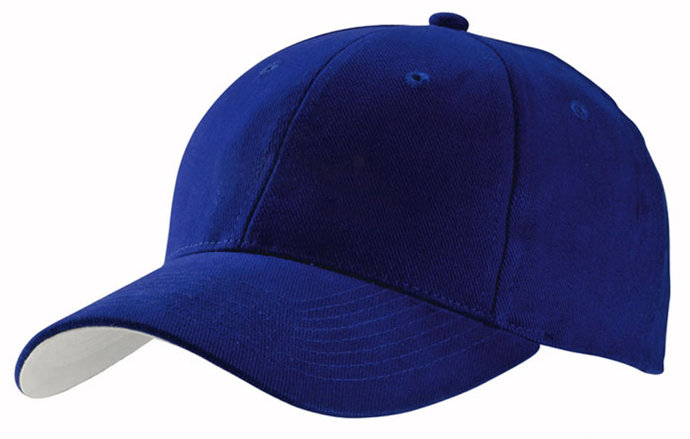 Contrast Cap – Heavy Brushed Cotton, Structured 6-Panel, Adjustable Velcro Fit - Urban Caps