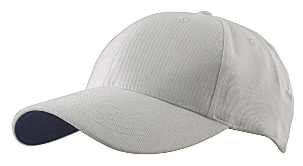Contrast Cap – Heavy Brushed Cotton, Structured 6-Panel, Adjustable Velcro Fit - Urban Caps