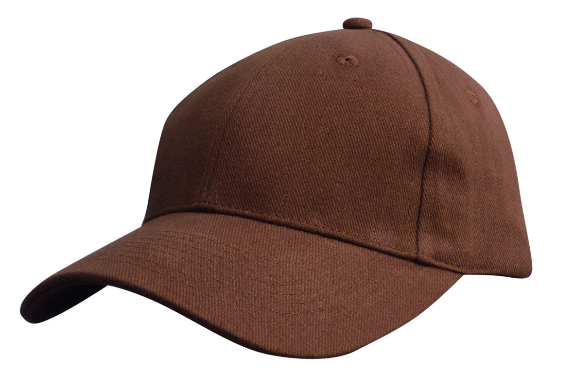 Heavy Brushed Cotton Cap – Durable 6-Panel, Adjustable Gunmetal Buckle, Pre-Curved Peak - Urban Caps