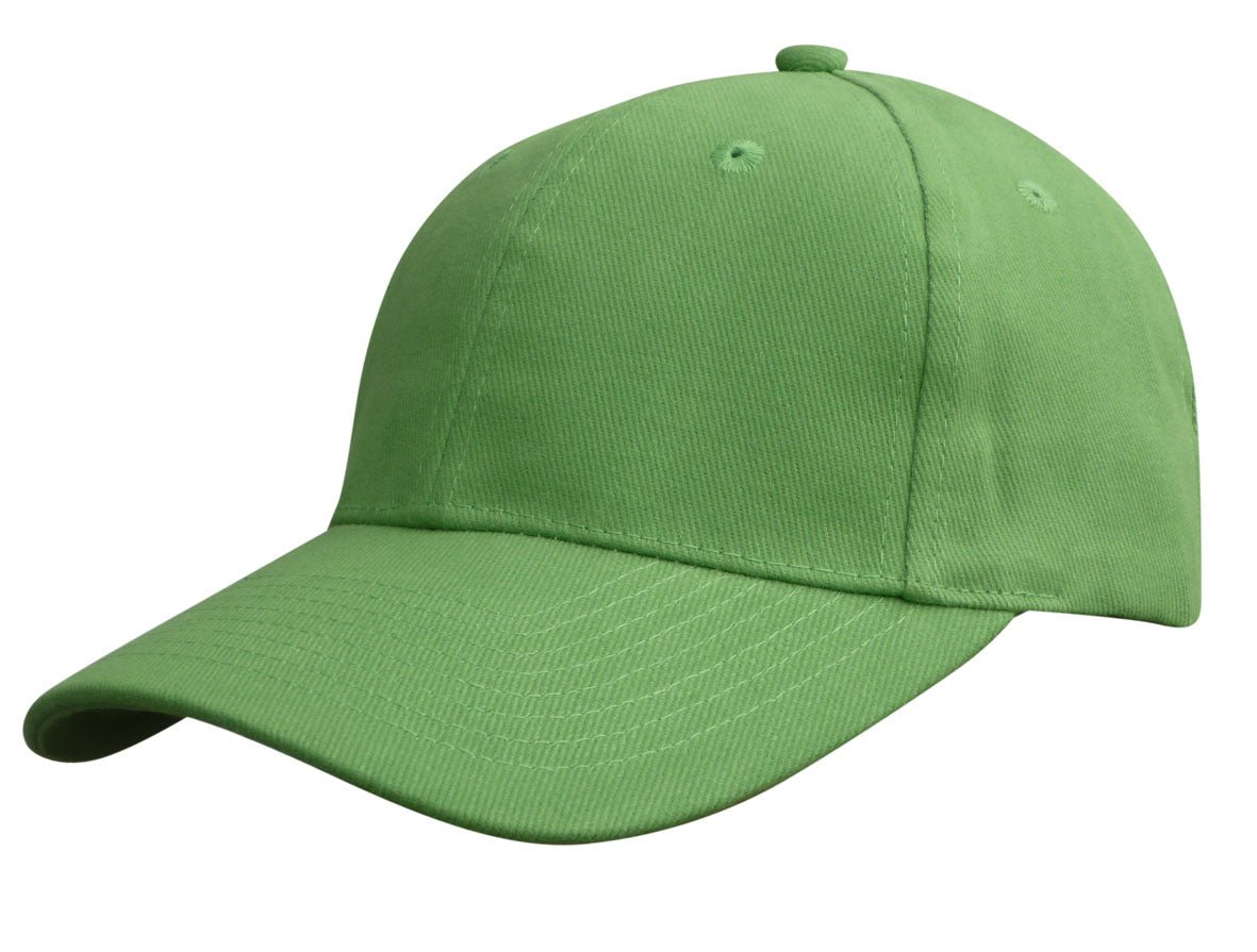 Heavy Brushed Cotton Cap – Durable 6-Panel, Adjustable Gunmetal Buckle, Pre-Curved Peak - Urban Caps