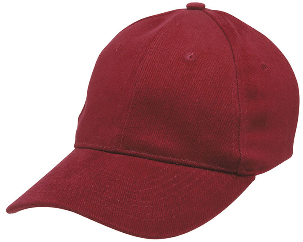 Heavy Brushed Cotton Cap – Durable 6-Panel, Adjustable Gunmetal Buckle, Pre-Curved Peak - Urban Caps