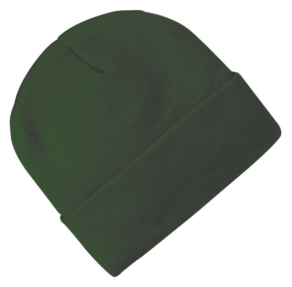 Acrylic Beanie – Knitted, Roll-Up Cuff, One Size Fits Most - Urban Caps