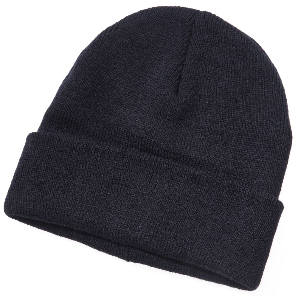 Premium Wool Blend Beanie – Extra Warm Knit with Roll-Up Cuff | One Size Fits Most