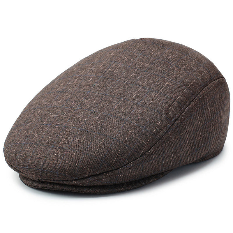 Men's Casual Peaked Cap Middle-aged And Elderly Sun Hat Beret - Urban Caps