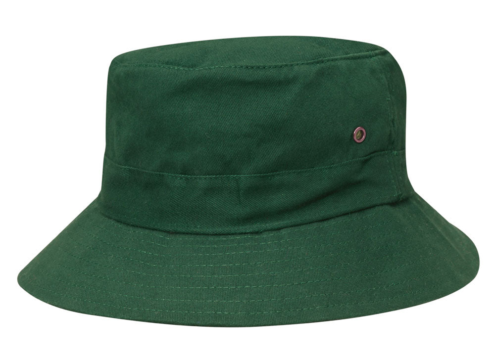 Kids Bucket Hat with Adjustable Toggle – Cotton Twill, Fits 51-54cm - Urban Caps