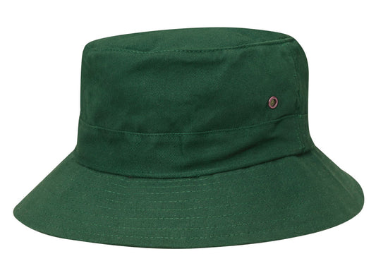 Kids Bucket Hat with Adjustable Toggle – Cotton Twill, Fits 51-54cm - Urban Caps