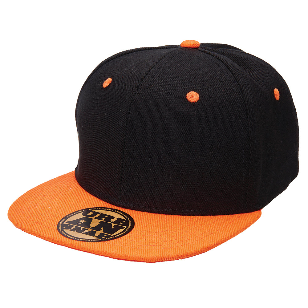 Urban Youth Snapback – 54cm Flat Peak Cap in American Twill | NZ Stock - Urban Caps