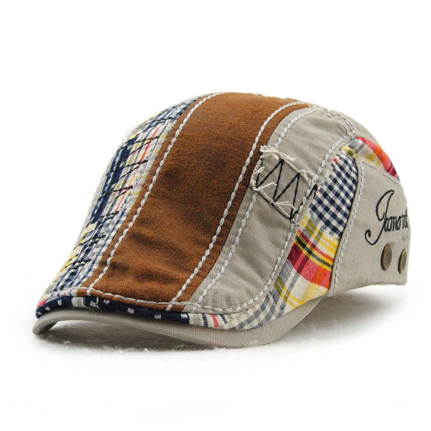 Vintage Stitching Beret Cap - Urban Caps