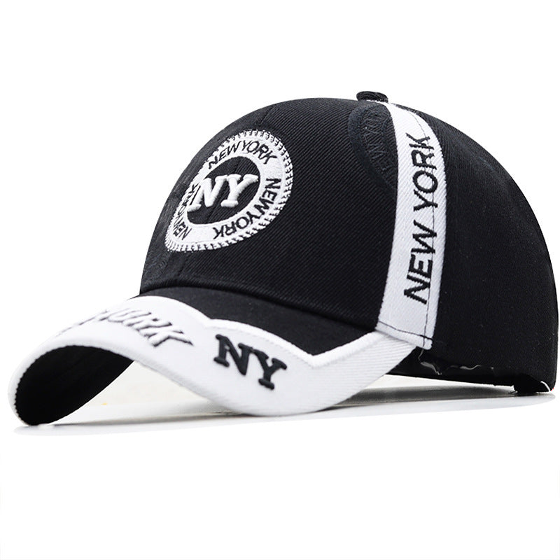 Embroidered Letters Washed Cotton Baseball Cap Men And Women - Urban Caps