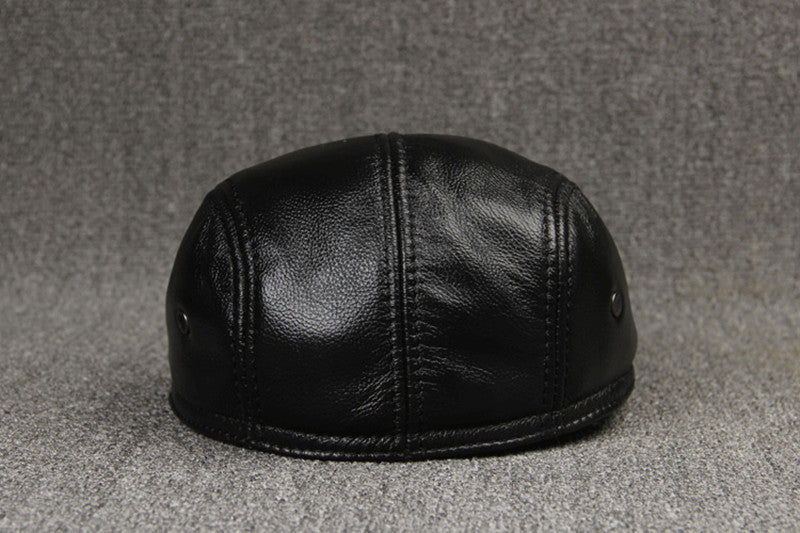 First Layer Cowhide Comfortable And Fashionable Sunscreen Beret - Urban Caps