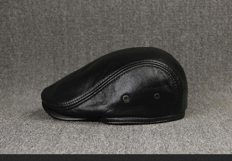 First Layer Cowhide Comfortable And Fashionable Sunscreen Beret - Urban Caps