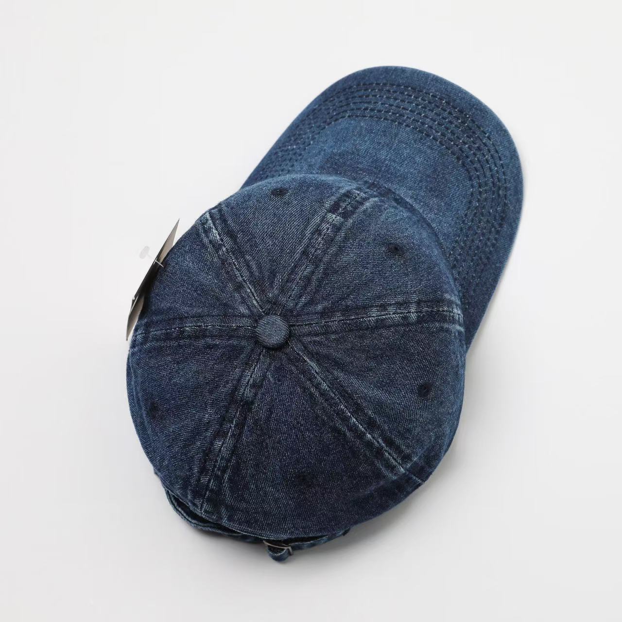 Denim Baseball Cap Men Wide-brimmed Sunhat - Urban Caps