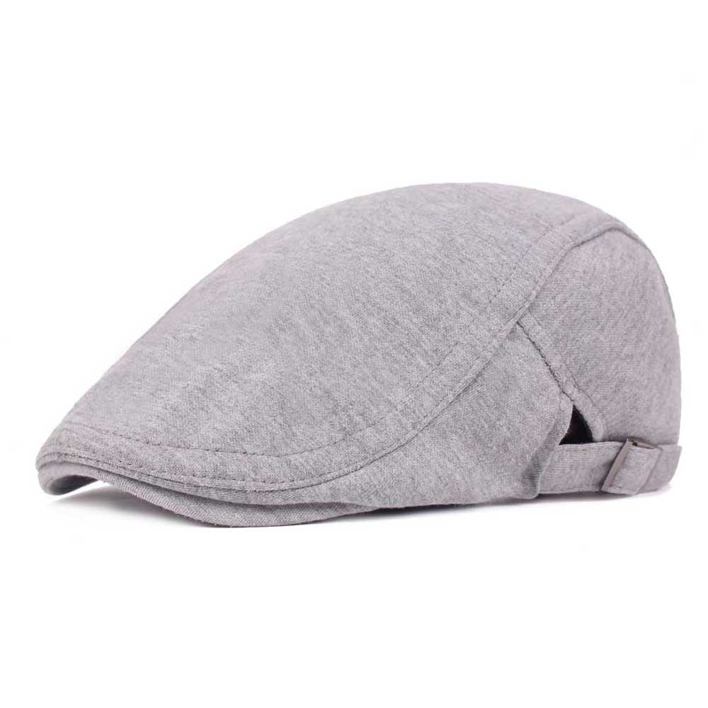 Men’s Adjustable Wool Felt Peaked Cap – Minimalist Tapered Style - Urban Caps