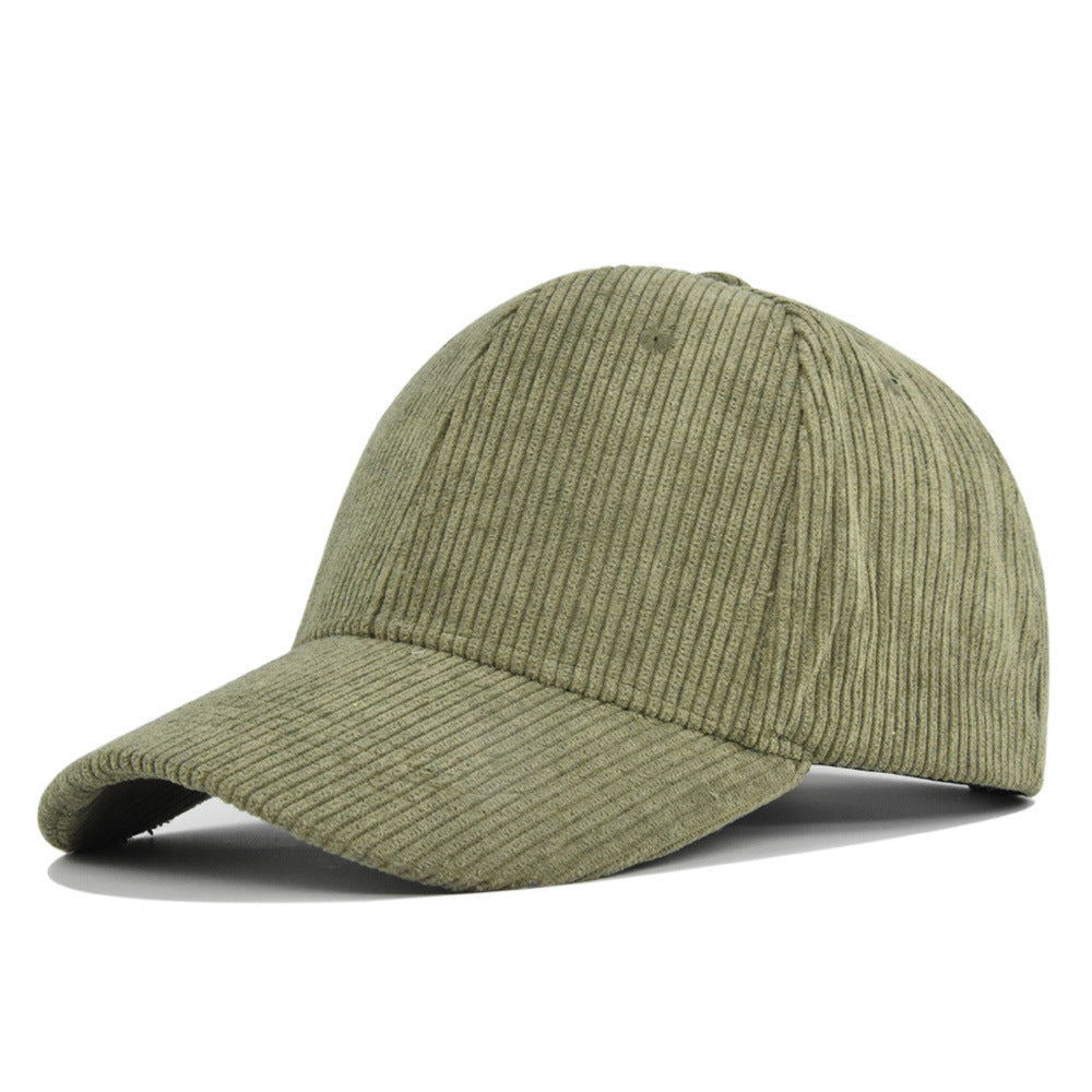 Fashion Corduroy All-matching Peaked Cap Men - Urban Caps